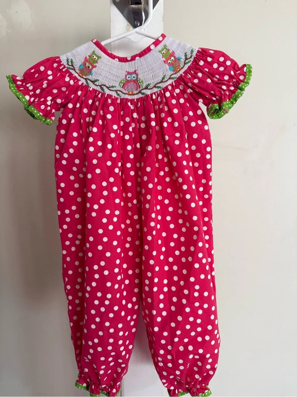 Candyland Smocked Bubble Romper